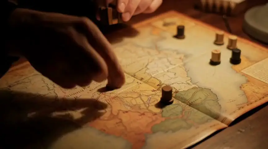 The table